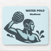 Custom Name Water Polo マウスパッド (正面)