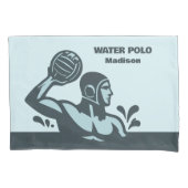 Custom Name Water Polo 枕カバー (正面)