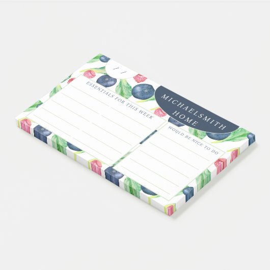 Custom Name Weekly To Do  ポストイット (アングル)