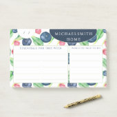 Custom Name Weekly To Do  ポストイット (デスク)