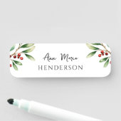 Custom Name Winter Christmas  名札 (インサイチュ)