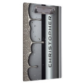 Custom Name With Dripping Liquid Metal クリップボード (右)