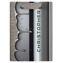 Custom Name With Dripping Liquid Metal クリップボード