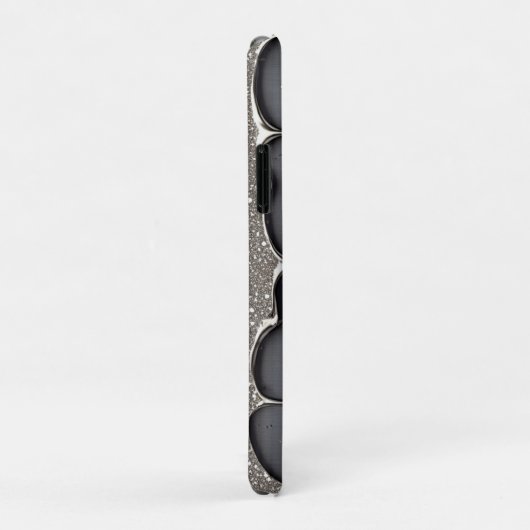 Custom Name With Dripping Liquid Metal Case-Mate iPhoneケース (裏面/右)