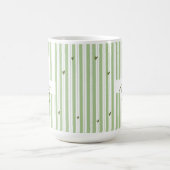 Custom Name With Stripes Pattern Mug For Dad コーヒーマグカップ (中央)