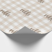 custom name wrapping paper ラッピングペーパー (角)