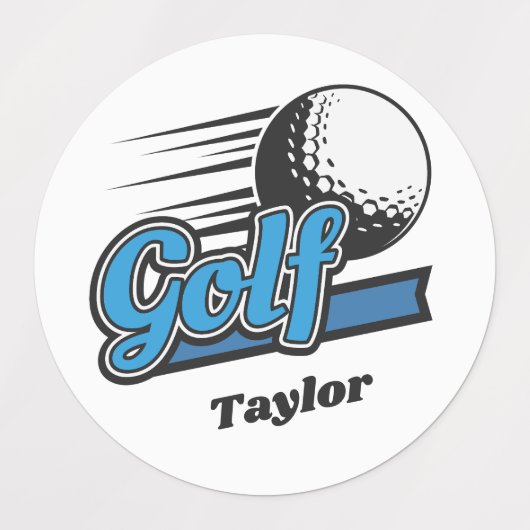 Custom Names Golf ラベル (デザイン2)