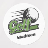 Custom Names Golf ラベル (デザイン1)