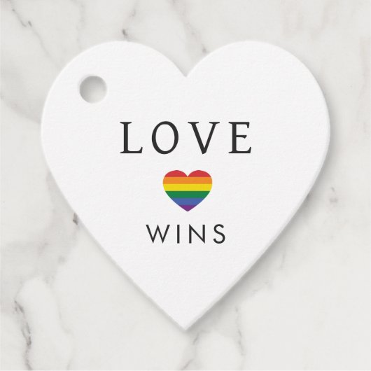 Custom Names / Text Rainbow LOVE フェイバータグ (正面)