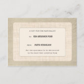 Custom Naturalist Graduation Gift Enclosure Card サンキューカード (正面)