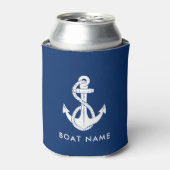 Custom Nautical Boat Anchor Summer Party 缶クーラー (缶正面)