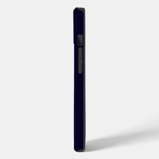 Custom Navy Blue Business Logo iphone case Case-Mate iPhoneケース (裏面 / 左)