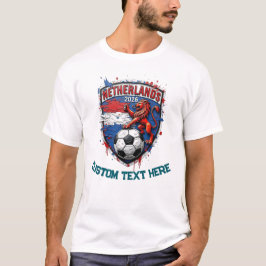 Custom Netherlands National Soccer Football Fan Tシャツ