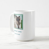 Custom New Cat Dad Mug | Pet Photo Gift コーヒーマグカップ (正面左)