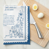 Custom Nonna’s Recipe Keepsake Tea Towel キッチンタオル (四つ折り)