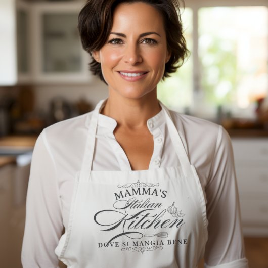 Custom Nonna's Italian Kitchen Elegant  エプロン