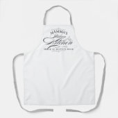 Custom Nonna's Italian Kitchen Elegant  エプロン (正面)