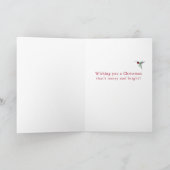 Custom North American Hummingbirds シーズンカード (内部)