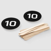 Custom Number | Black white Event Game Score  ハンドファン (組立なし)