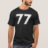 Custom Number Game Day School Team Football Number Tシャツ (正面)