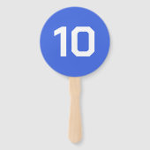 Custom Number | Royal Blue Event Game Score  ハンドファン (裏面)