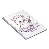 Custom Nurse Cat Skilled Enough ノートブック (右側)