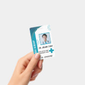 Custom Nurse ID Badge for Healthcare Employees バッジ (手持ち)