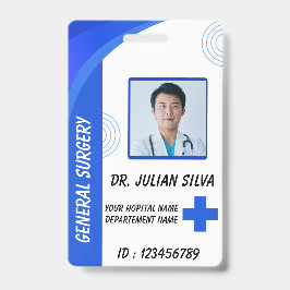 Custom Nurse ID Badge for Healthcare Employees バッジ