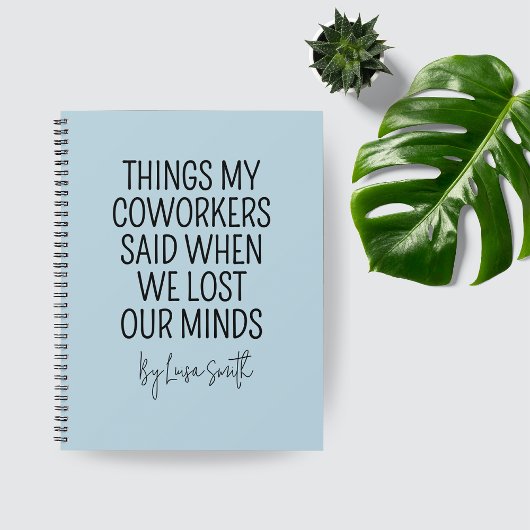 Custom Nurse Journal, Funny Hospital Coworker Gift ノートブック