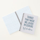 Custom Nurse journal gift, Nurse appreciation gift ノートブック (内部)