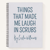 Custom Nurse journal gift, Nurse appreciation gift ノートブック (正面)