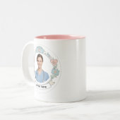 Custom Nurse Mug – Personalized Medical Gift ツートーンマグカップ (正面左)