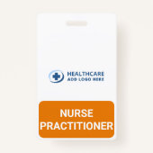 Custom Nurse Practitioner NP Recognition Companion バッジ (正面)