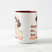 Custom Nurse Simply the Best ツートーンマグカップ (中央)