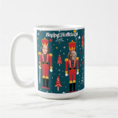 custom nutcracker 5 face photo Mug coffee cup コーヒーマグカップ (左)
