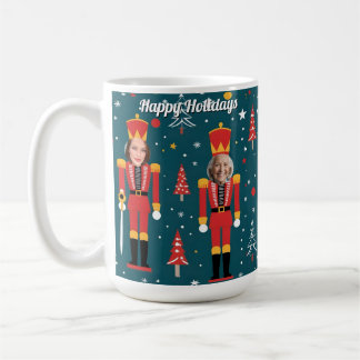 custom nutcracker 5 face photo Mug coffee cup コーヒーマグカップ