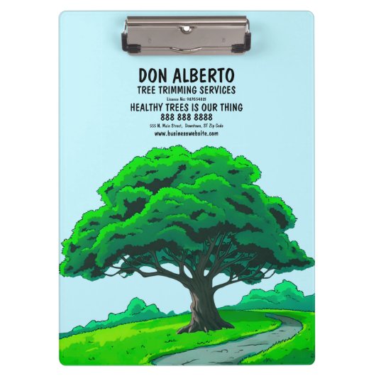 Custom Oak Tree | Tree Trimming Service クリップボード (正面)