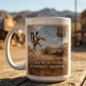 Custom Oatman Donkey Route 66 Centennial Gift ジャンボコーヒーマグカップ