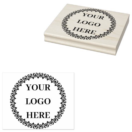 Custom Office Branding Large Rubber Logo Stamp ラバースタンプ (押印)