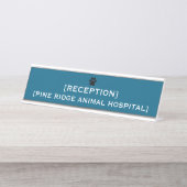 Custom Office Reception Name Plate | VET & Medical デスクネームプレート (正面)