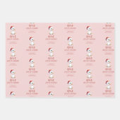 Custom One Jolly Goose December First Birthday ラッピングペーパーシート (正面)