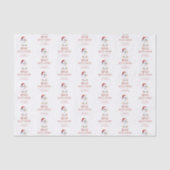 Custom One Jolly Goose December First Birthday 薄葉紙 (正面)