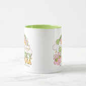 Custom One Lucky Mama Retro Groovy Rainbow マグカップ (中央)