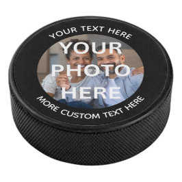 Custom One-of-a-Kind Personalized Photo & Text アイスホッケーパック