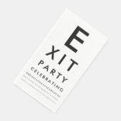 Custom Optometrist Reading Test Retirement Party (コーナー)