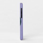 Custom  orange greay blue Monogram Elegant Case-Mate iPhoneケース (裏面/左)