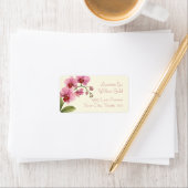 Custom Orchid Address Labels ラベル (インサイチュ)