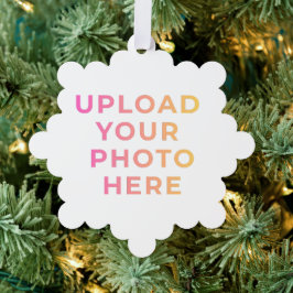 Custom Ornament | Photo, Name & Family Keepsake オーナメントカード