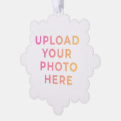 Custom Ornament | Photo, Name & Family Keepsake オーナメントカード (左)