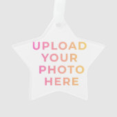 Custom Ornament | Photo, Name & Family Keepsake オーナメント (裏面)